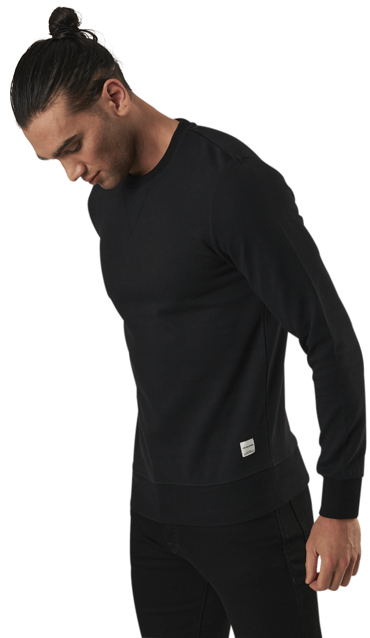 Basic Sweat Crew Neck Black - Bild 4