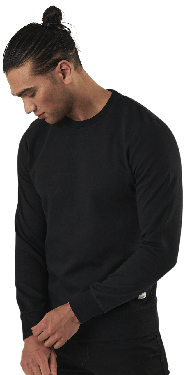 Basic Sweat Crew Neck Black - Bild 3
