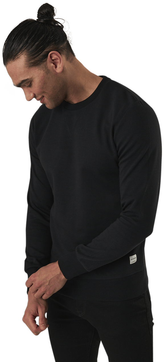 Basic Sweat Crew Neck Black