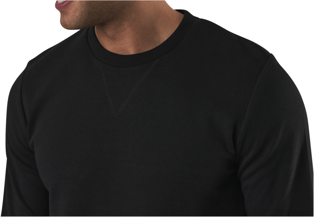 Basic Sweat Crew Neck Black - Bild 6