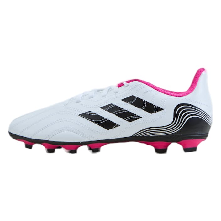 Copa Sense.4 Fxg J Cloud White / Core Black / Shock Pink, Unisex, Shoes, Football shoes, Soccer, White, UK K 13,5