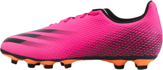 X Ghosted.4 Fxg Shock Pink / Core Black / Screaming Orange, Unisex, Skor, Fotbollskor, Fotboll, Rosa, EU 41 1/3