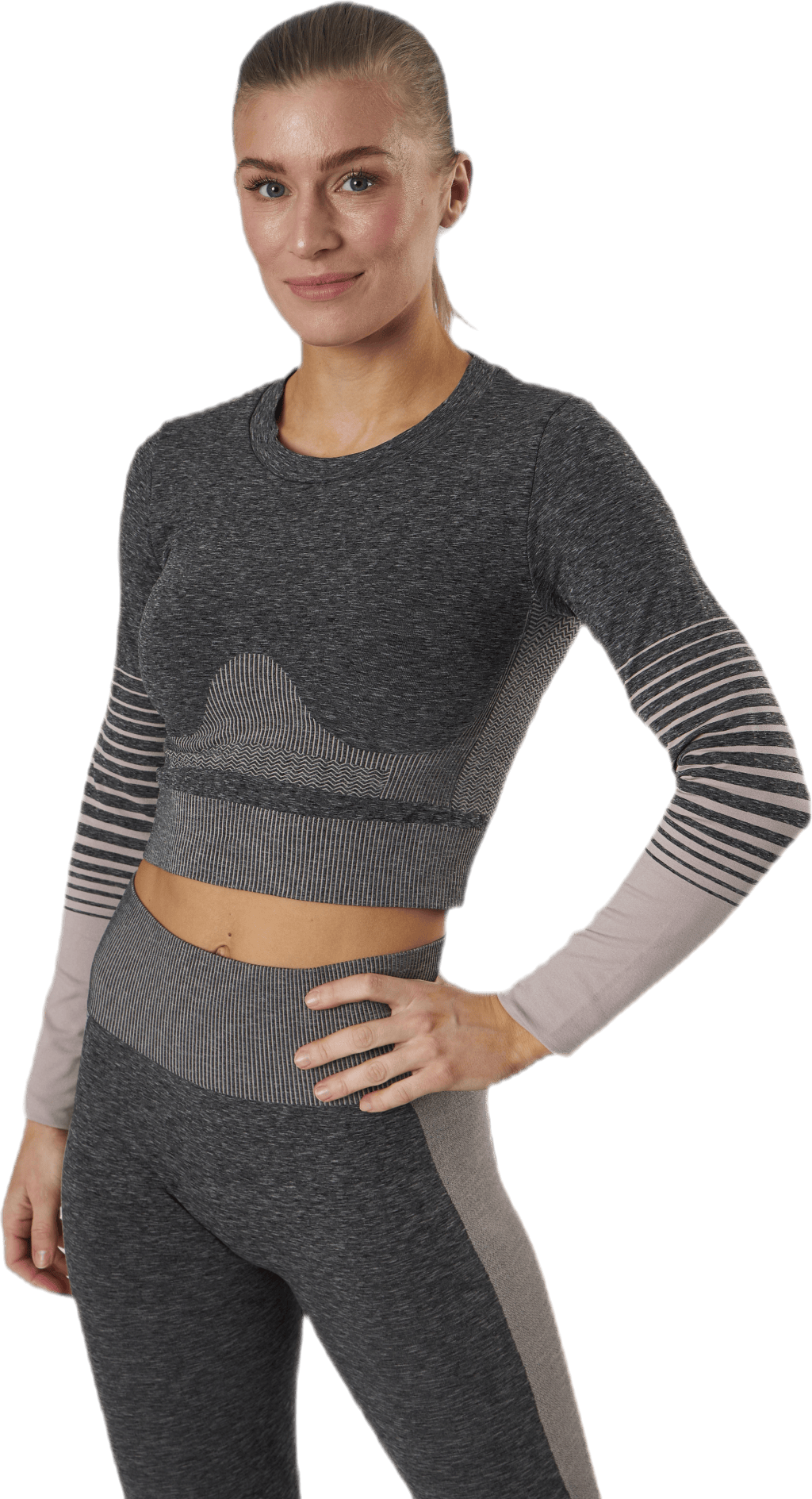 Lixy Ls Seamless Top Lounge Grey - Bild 2