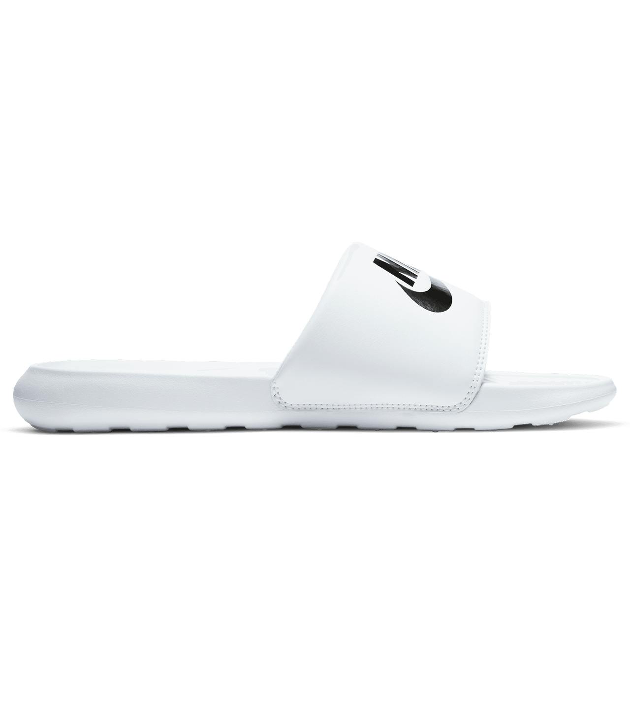 Victori One Men's Slides WHITE/BLACK-WHITE, Unisex, Shoes, Sandals and Slippers, White, UK 7