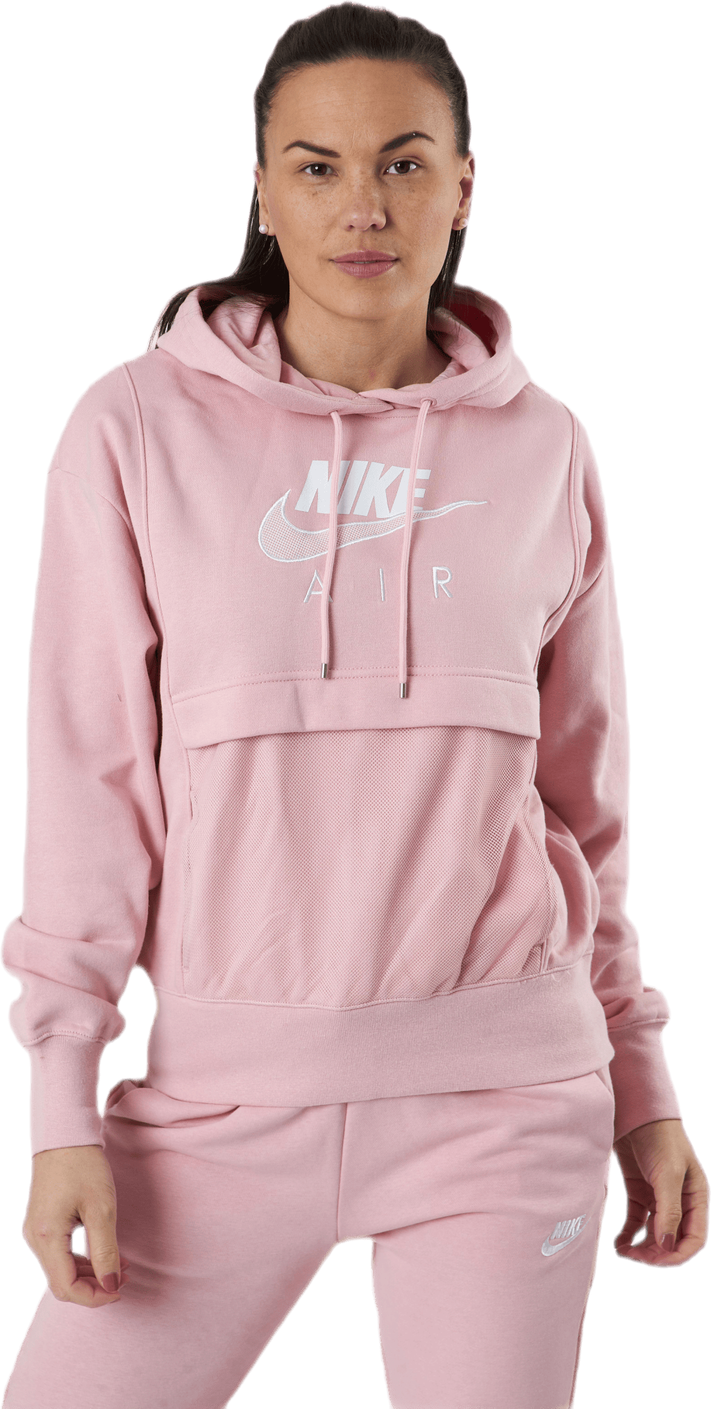 Nsw Air Hoodie Pink, Female, Kläder, Skjortor, Rosa, S