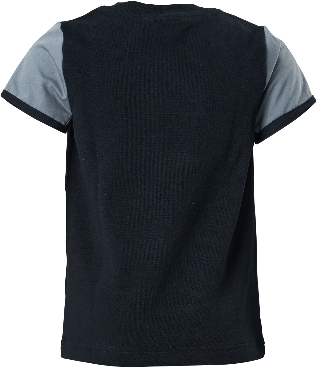 Junior Mixed Material Tee Black - Bild 3