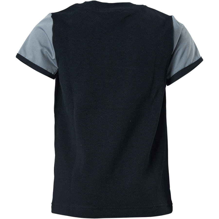 Junior Mixed Material Tee Black - Bild 3