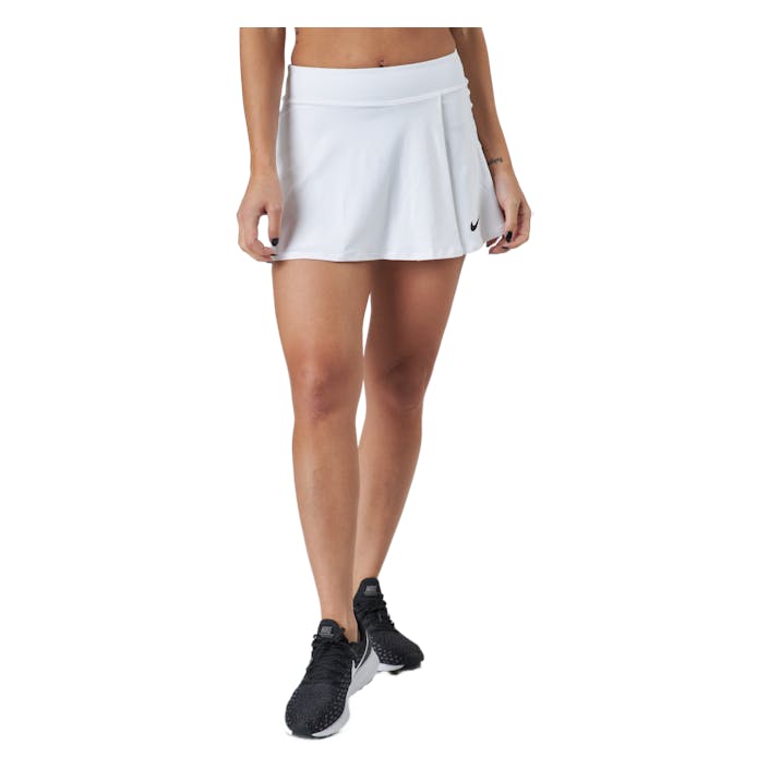 Victory Flouncy Skirt White/Black, Female, Apparels, skirts & dresses, Tennis, White, M