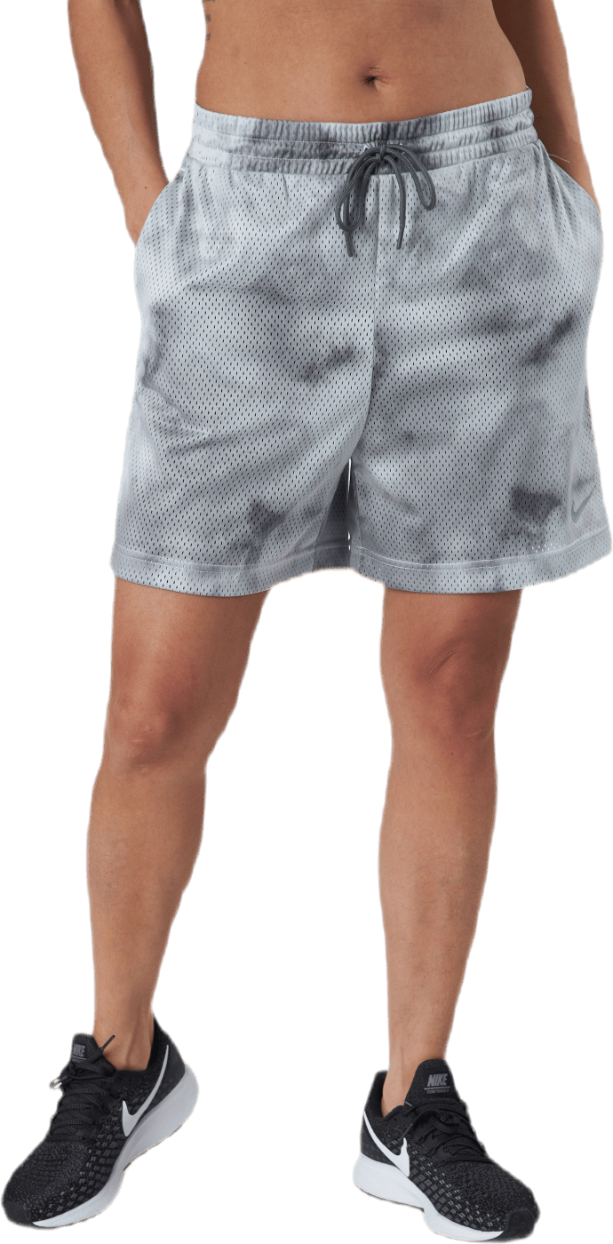 Nsw Icn Clsh Shrt Msh Aop Hr Grey, Female, Kleding, Korte broek, Grijs, XS