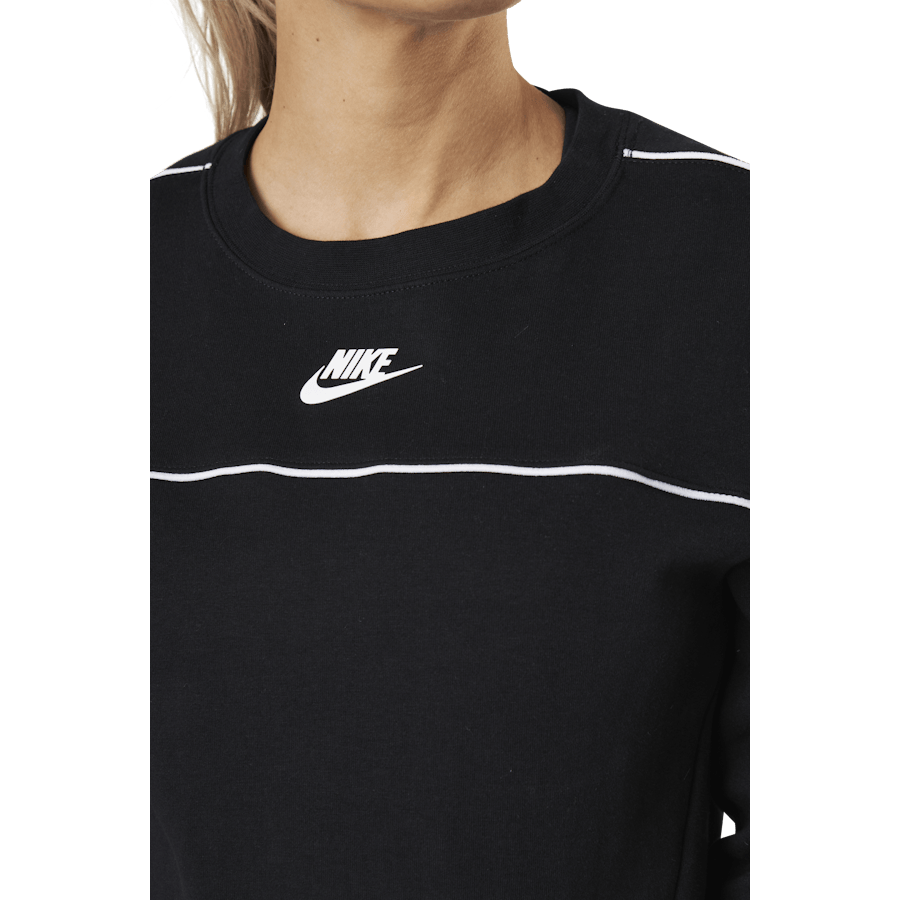 Nsw Crew Mlnm Flc White/Black - Bild 4