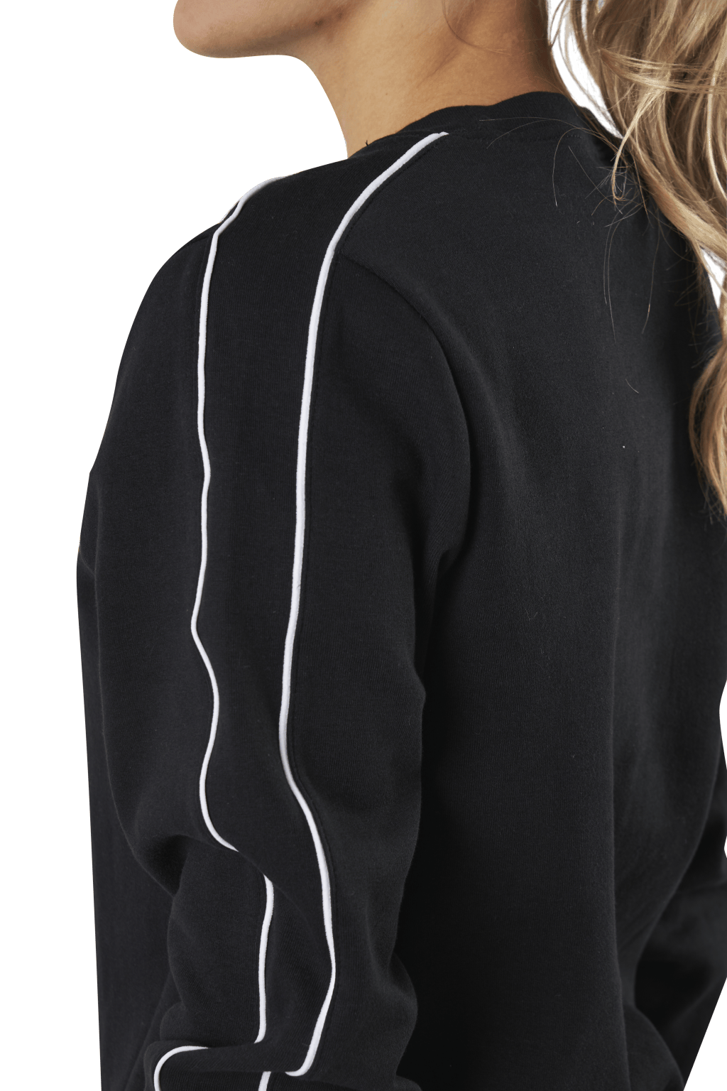 Nsw Crew Mlnm Flc White/Black - Bild 5