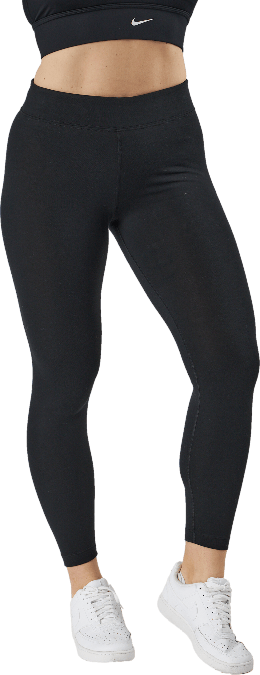 Sportswear Essential Women's 7/8 Mid-Rise Leggings BLACK/WHITE - Bild 2
