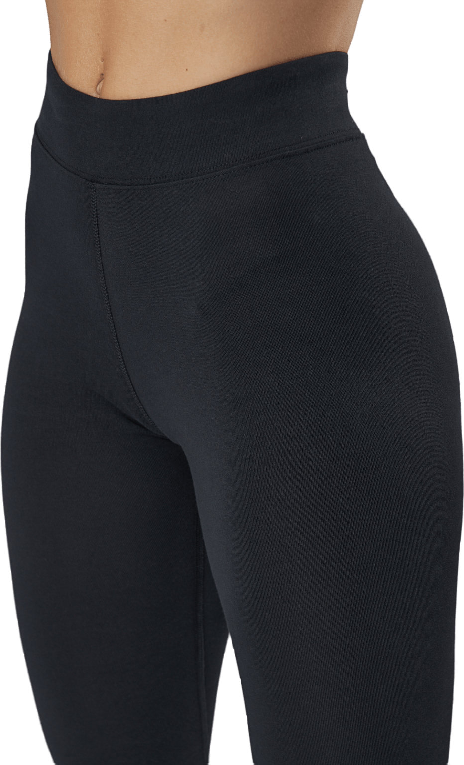 Sportswear Essential Women's High-Waisted Logo Leggings BLACK/WHITE - Bild 4