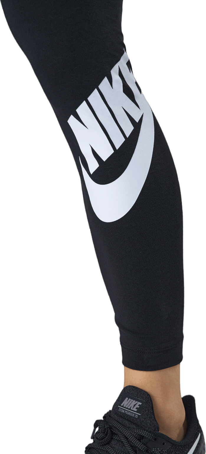Sportswear Essential Women's High-Waisted Logo Leggings BLACK/WHITE - Bild 5