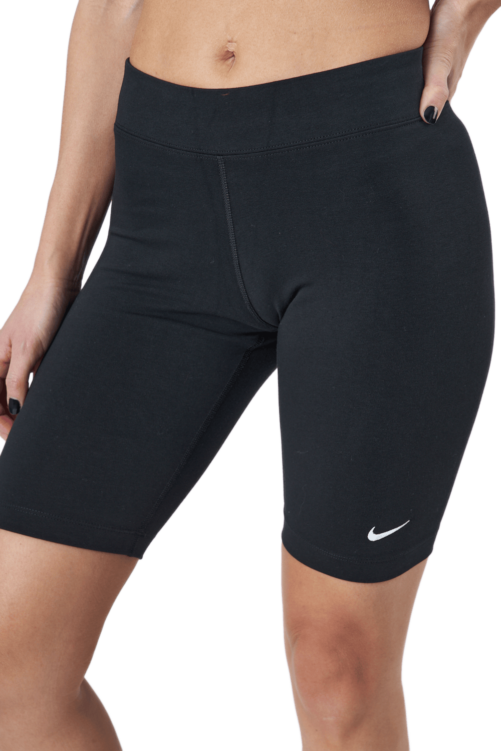 Sportswear Essential Women's Mid-Rise Bike Shorts BLACK/WHITE - Bild 4