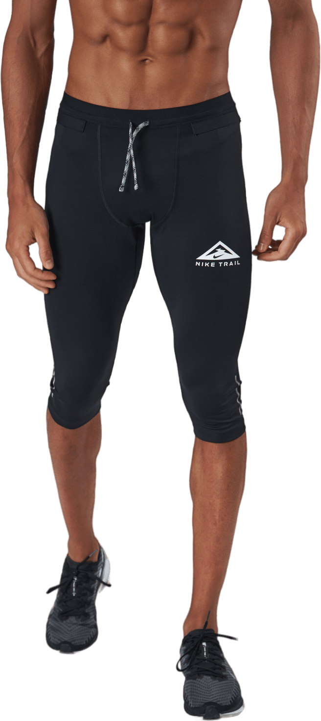 Trail Gx 3/4 Tight Black, Male, Apparels, Leggings, Workout, Black, S