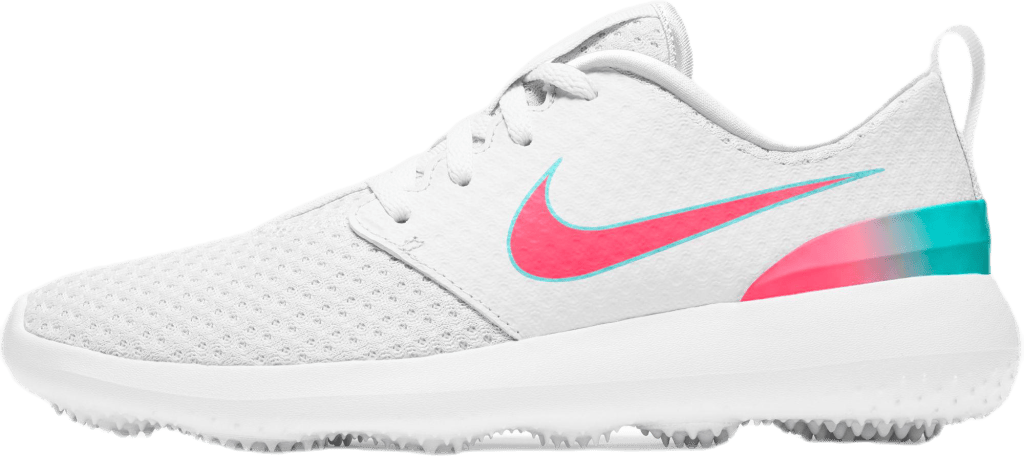 Roshe G Junior White/Green, Unisex, Shoes, Trainers, Golf, White, UK 1,5