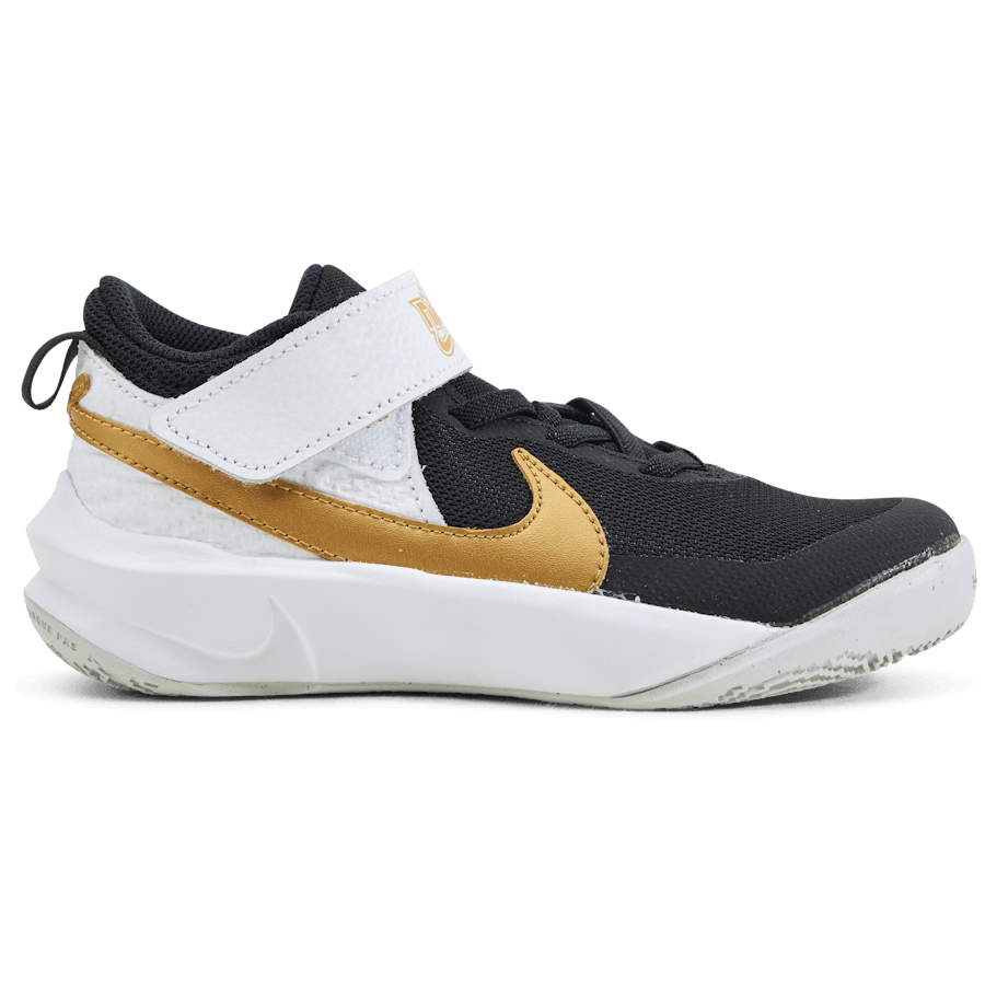 Team Hustle D 10 Little Kids’ Shoes BLACK/METALLIC GOLD-WHITE-PHOTON DUST