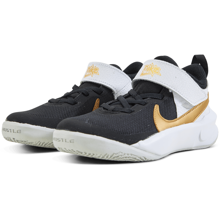 Team Hustle D 10 Little Kids' Shoes BLACK/METALLIC GOLD-WHITE-PHOTON DUST - Bild 3