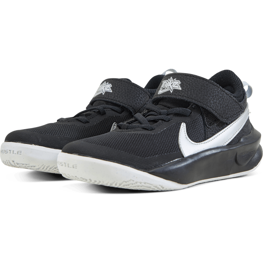Team Hustle D 10 Little Kids' Shoes BLACK/METALLIC SILVER-VOLT-WHITE - Bild 3