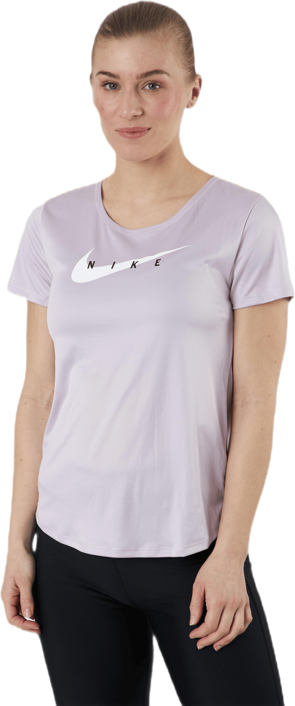 Swoosh Run Top SS Purple