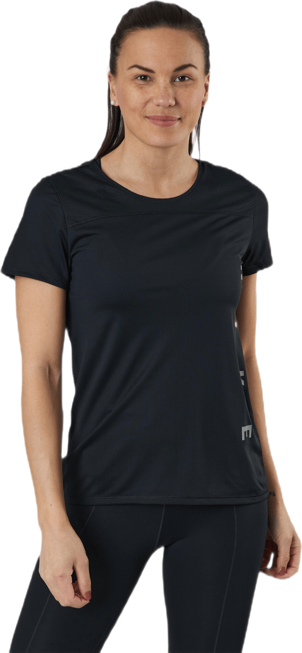 Miler Run Division SS Tee Black, Female, Vêtements, T-shirt, Courses, Noir, XL