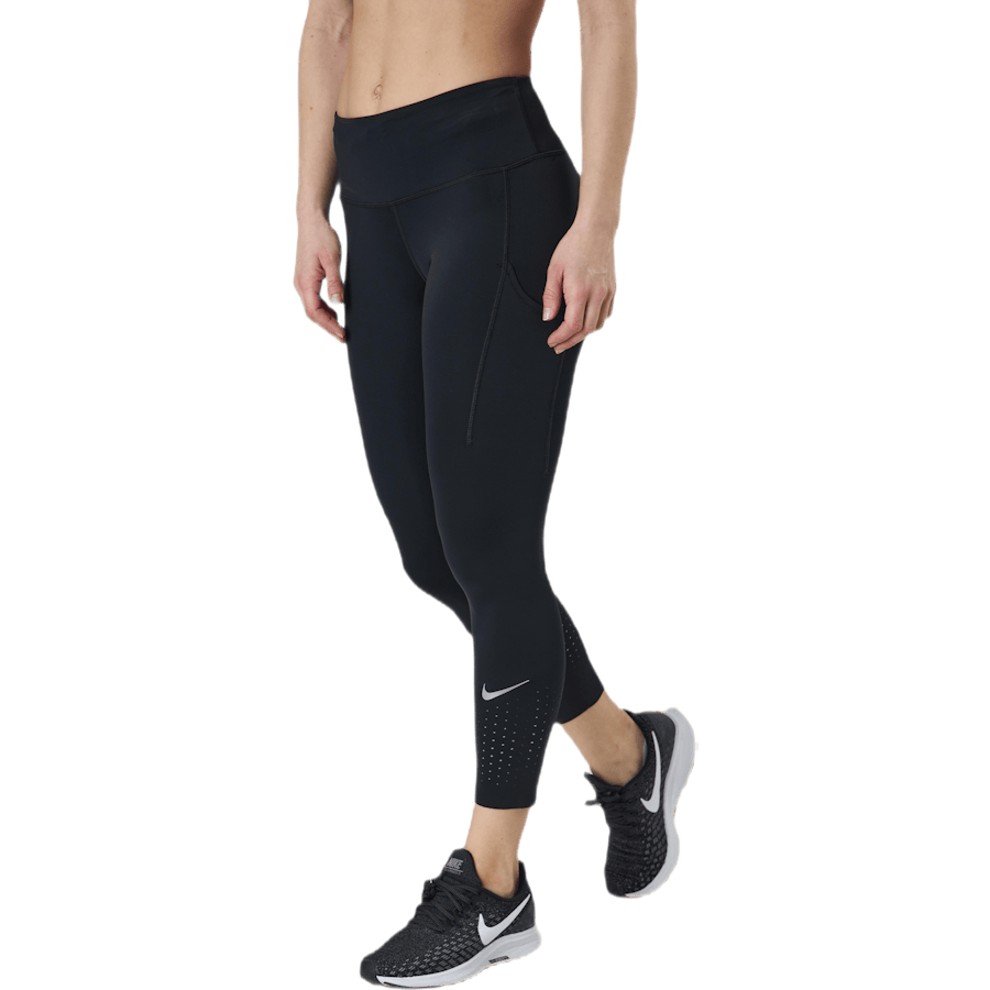 Epic Luxe Running Crop Black/Silver