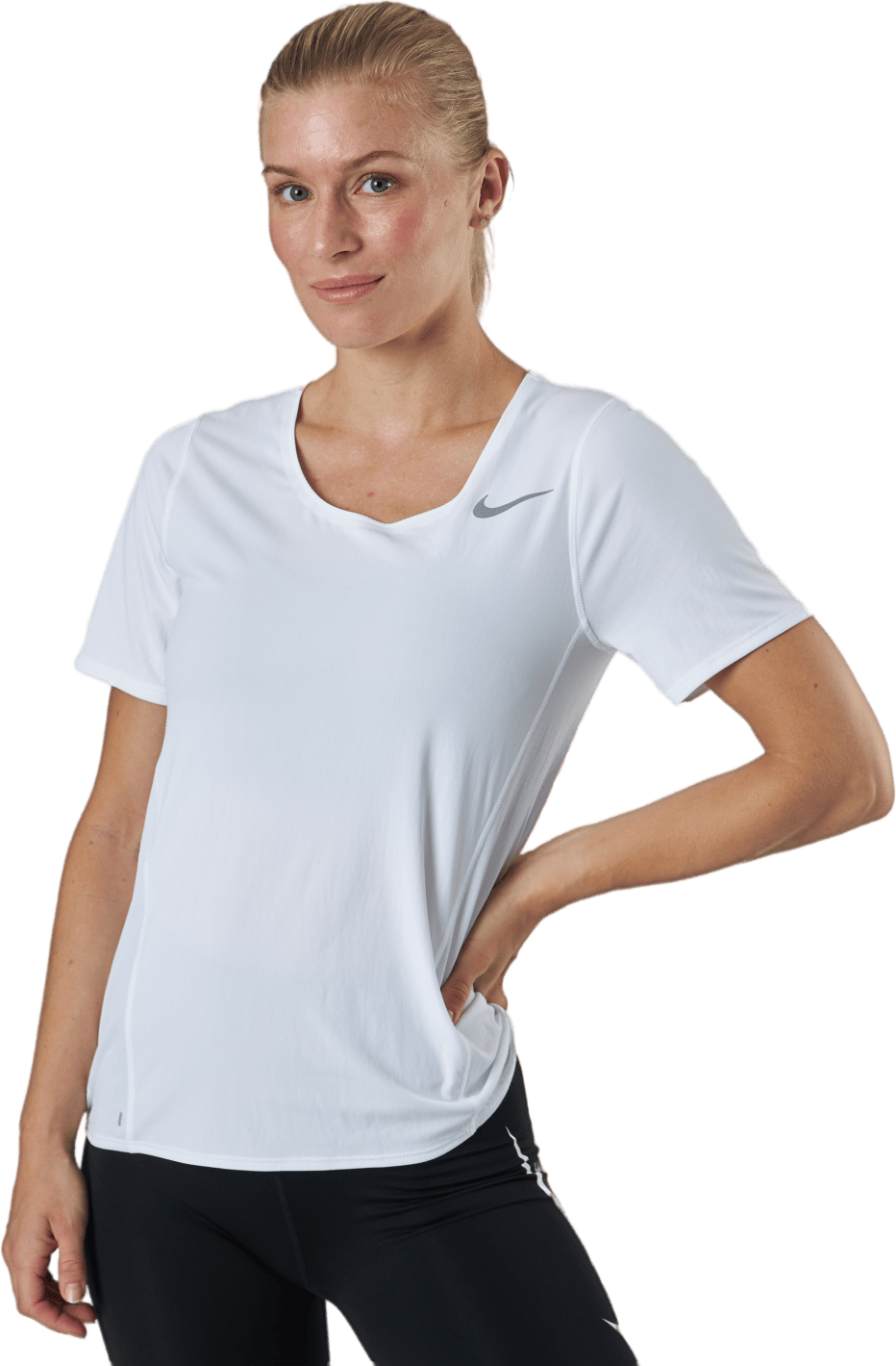 City Sleek SS Top White