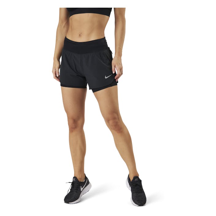 Eclipse 2-In-1 Running Shorts Black, Female, Apparels, Shorts, Running, Black, S