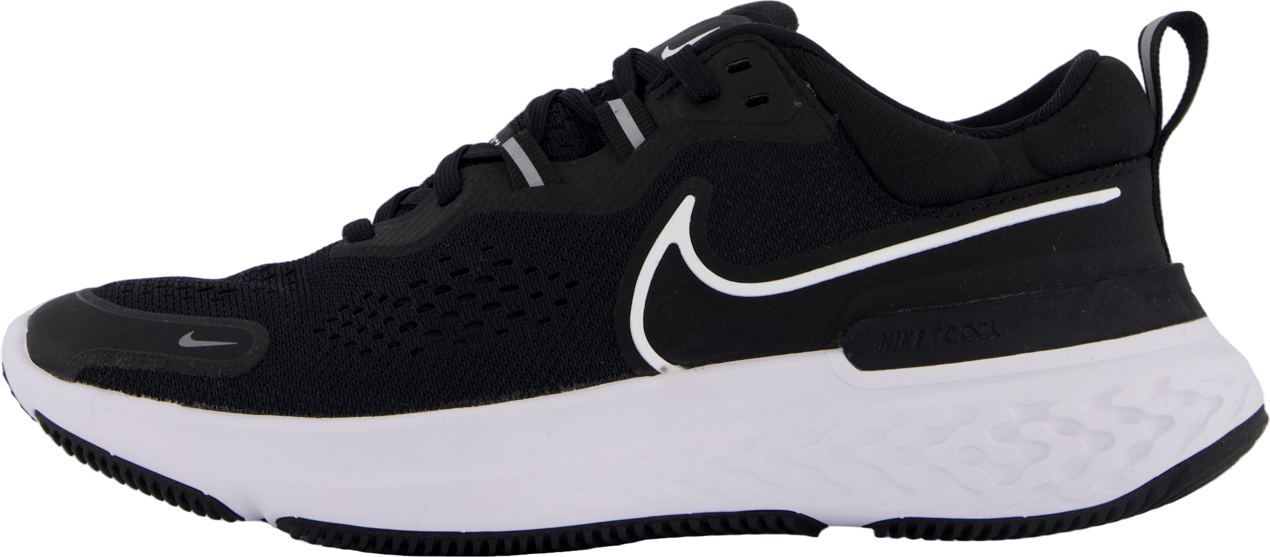React Miler 2 White/Black, Female, Shoes, Running shoes, Sneakers, Running, Black, EU 36 (UK 3)