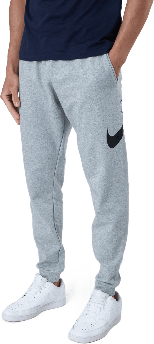 Dri-FIT Men's Tapered Training Pants DK GREY HEATHER/BLACK, Male, Apparels, Pants, Workout, Grey, M