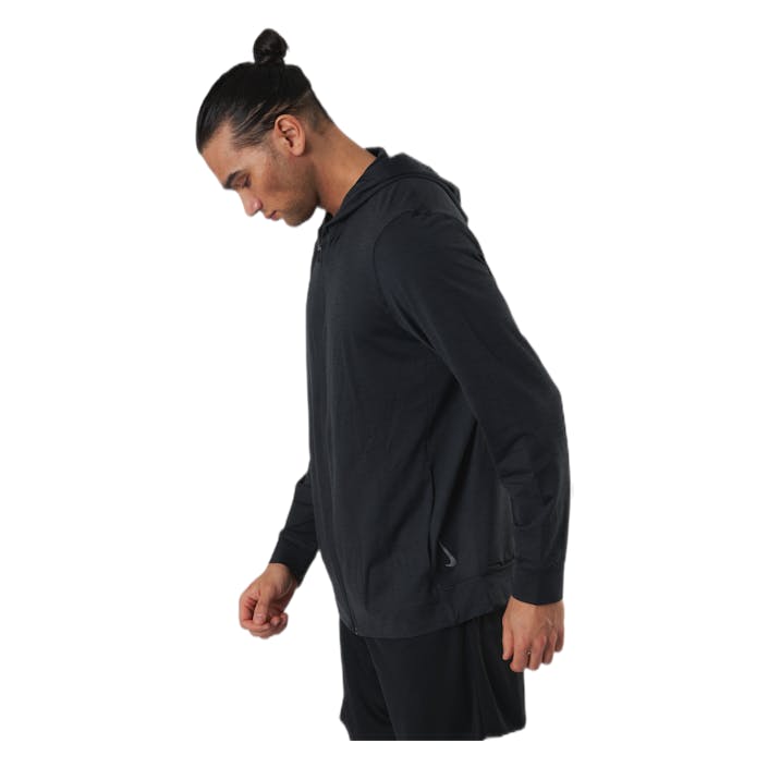 Yoga Dri-FIT Men's Full-Zip Jacket OFF NOIR/BLACK/GRAY, Male, Vêtements, Chemises, Yoga, Noir, M