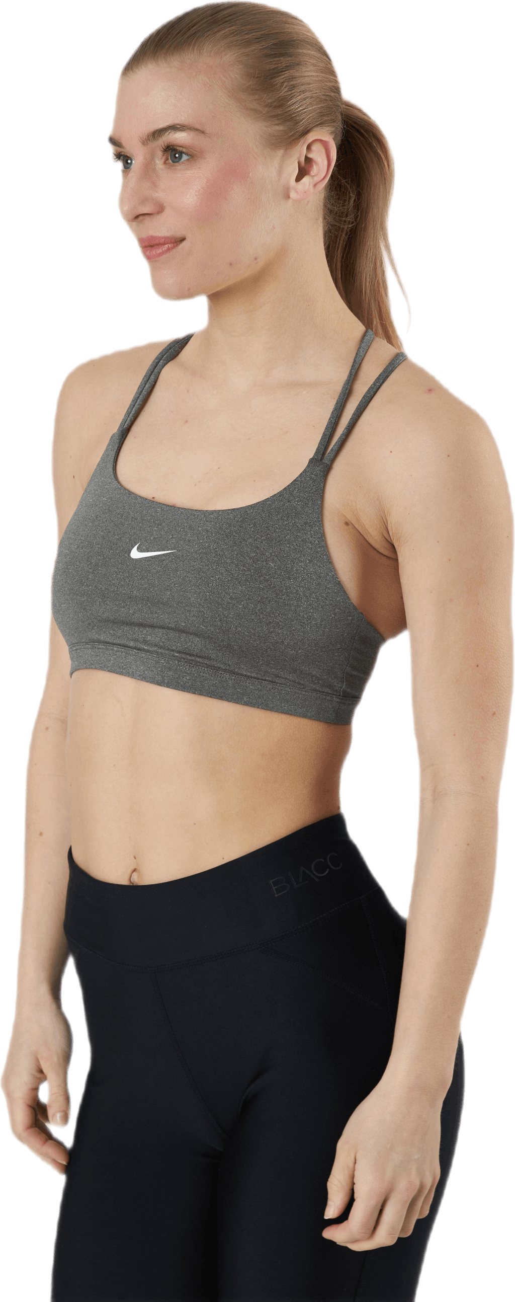 Indy Bra Non Pad Grey, Female, Kleding, Sport bh, Training, Zwart, M