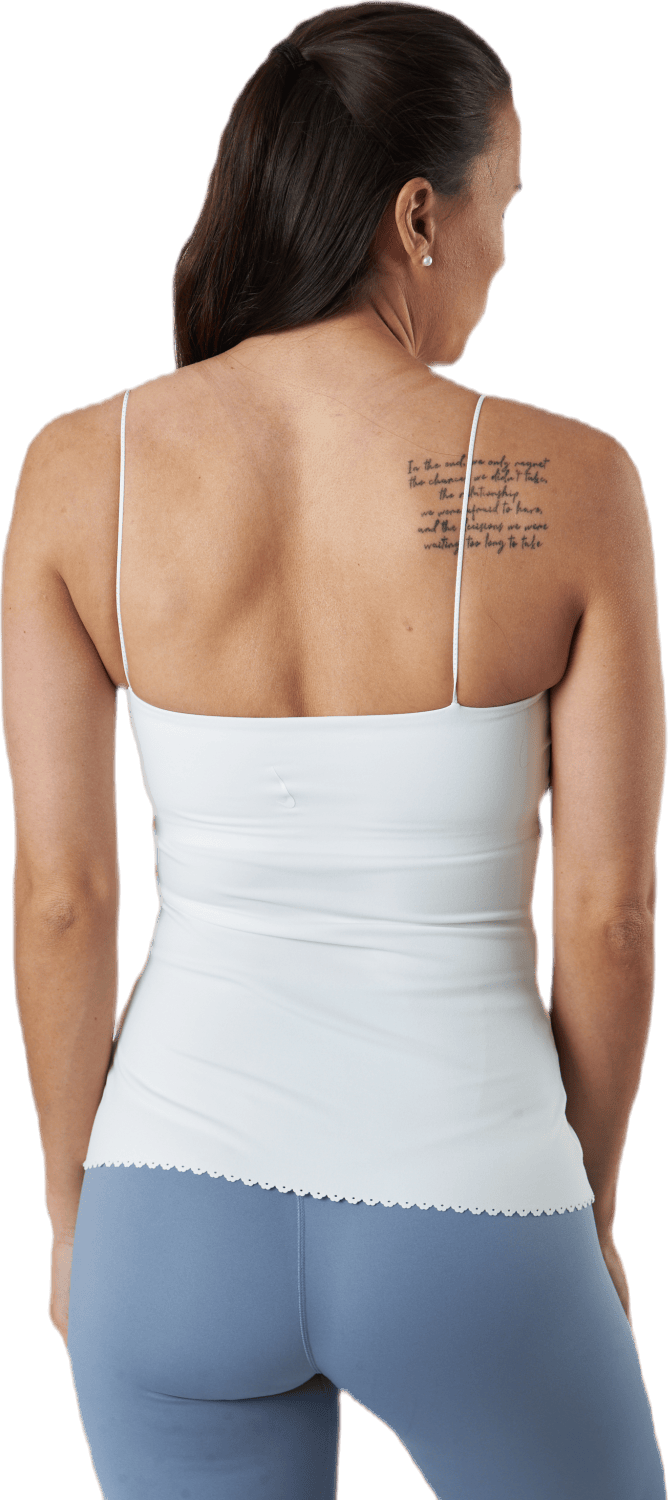 Yoga Luxe Eyelet Tank Top White - Bild 3