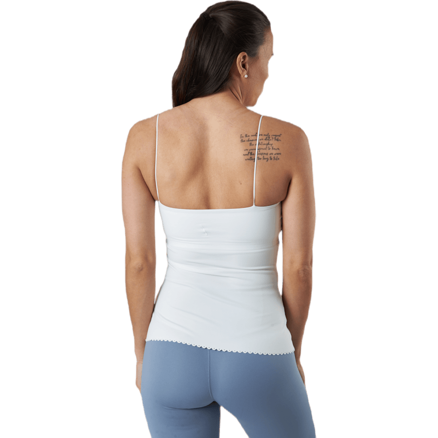 Yoga Luxe Eyelet Tank Top White - Bild 3