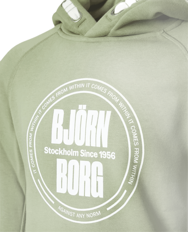 Jr Borg Sport Hoodie Green - Bild 4