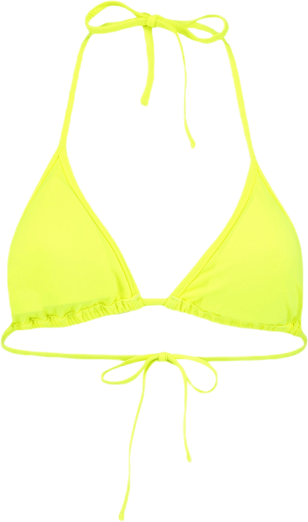 Triangle Bikini Top Yellow