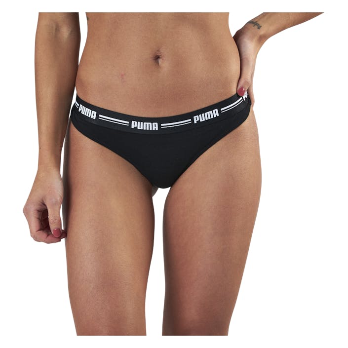 Iconic String 2-Pack Black, Female, Kläder, Underkläder, Träning, Svart, XL