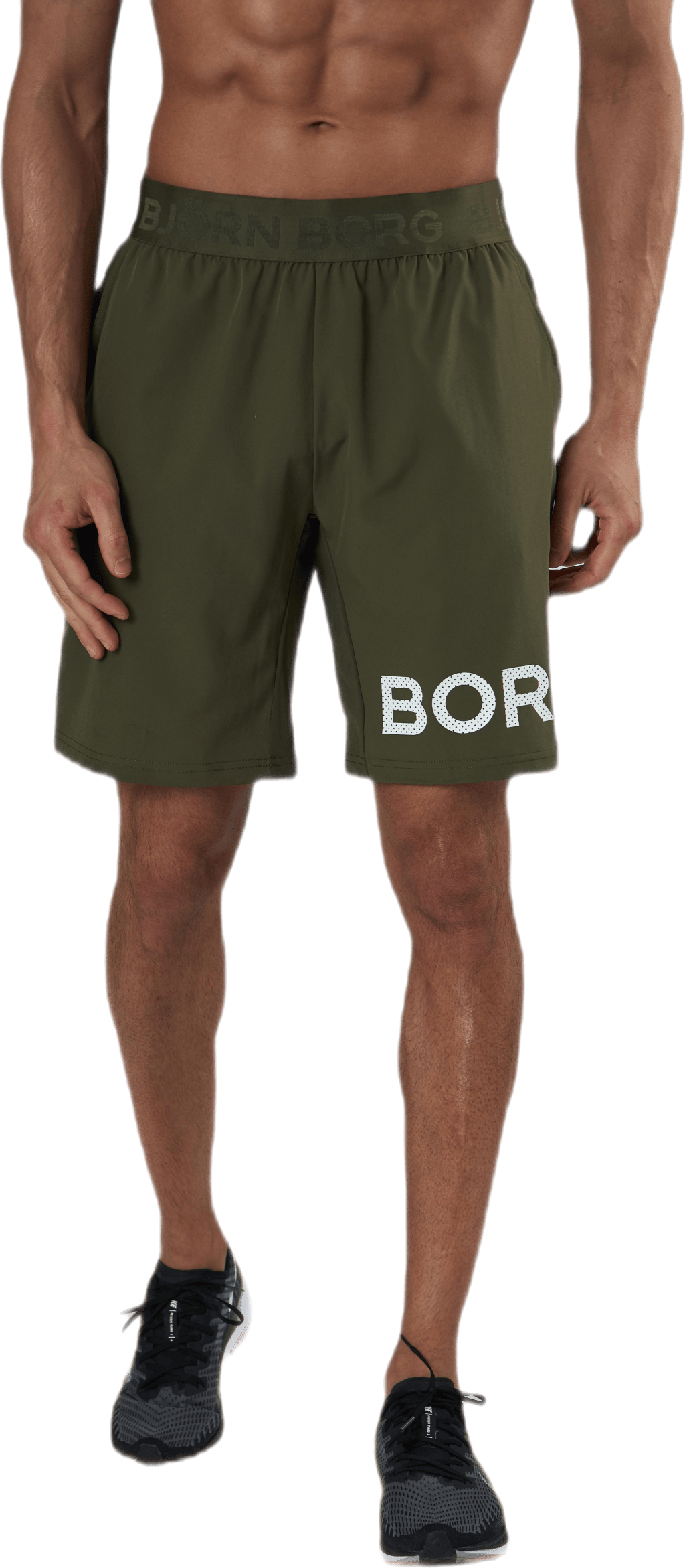 Borg Shorts Green, Male, Abbigliamento, Pantaloncini, Allenamento, Verde, M