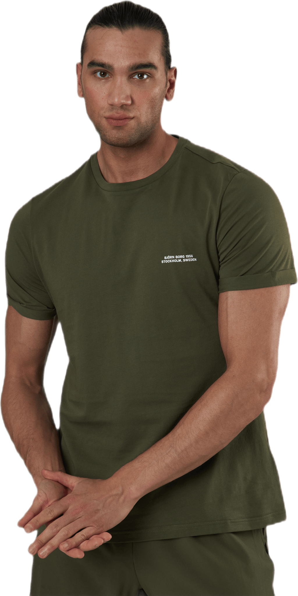 Sthlm Training Tee Green, Male, Kleding, T-shirt, Training, Groen, S