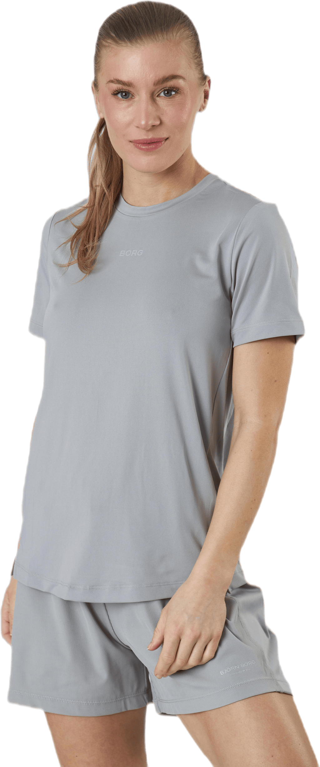 Borg Regular Tee Grey - Bild 2