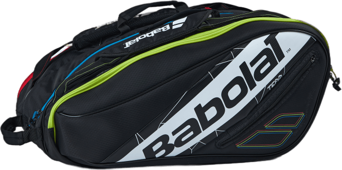 Racket Holder Team Padel black/white, Unisex, Equipment, bags & backpacks, Padel, White/Black, ONESIZE