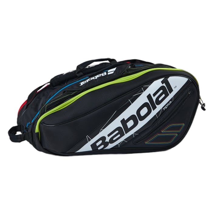 Racket Holder Team Padel black/white, Unisex, Équipement, sacs et sacs à dos, Padel, Blanc/Noir, ONESIZE