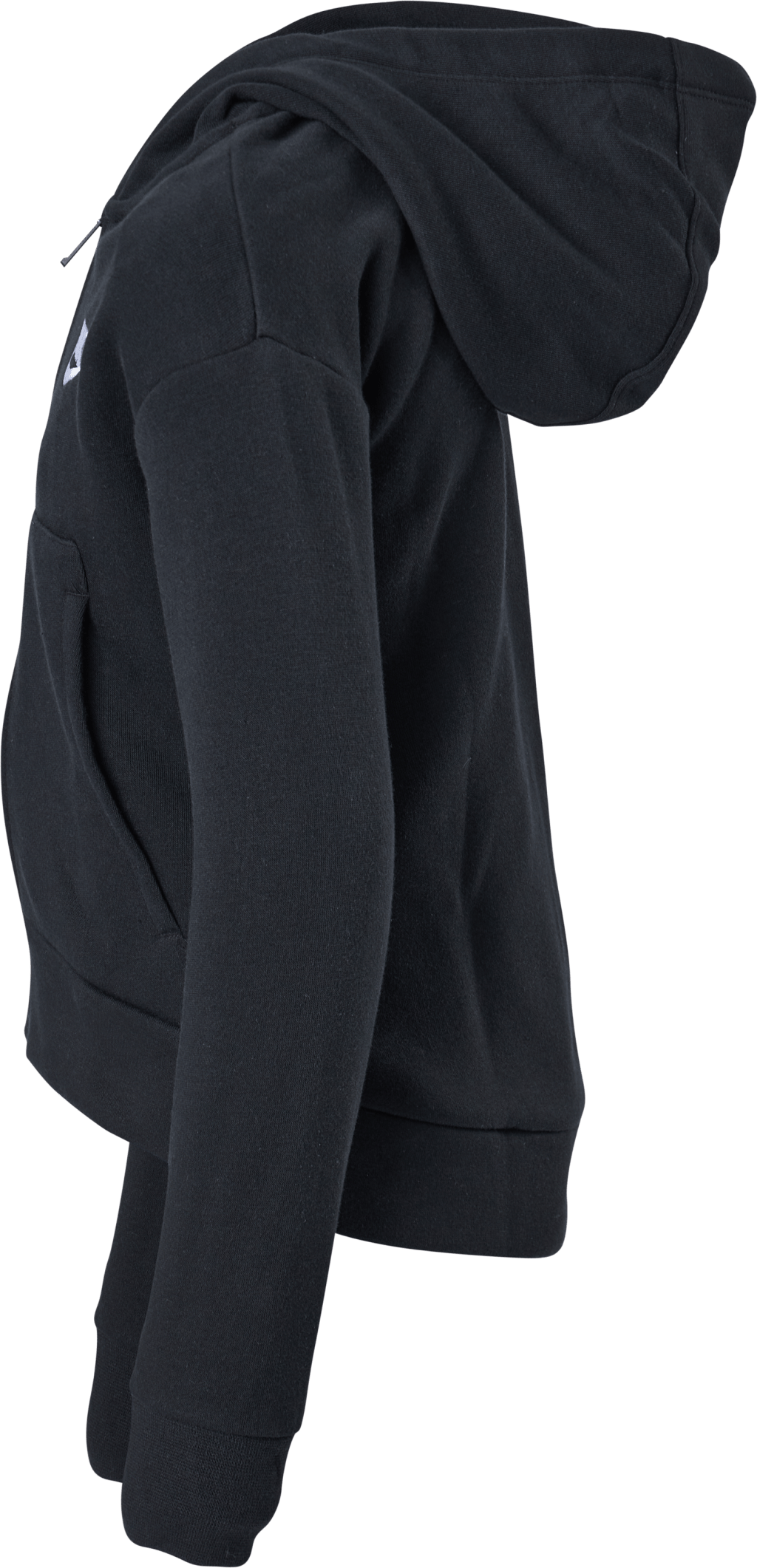 Sportswear Club Fleece Big Kids' (Girls') Full-Zip Hoodie BLACK/WHITE - Bild 2