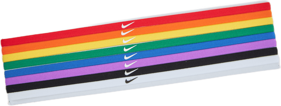 Skinny Hairbands 8-Pack Patterned, Unisex, Apparels, Hats & Caps, Workout, Patterned, ONESIZE