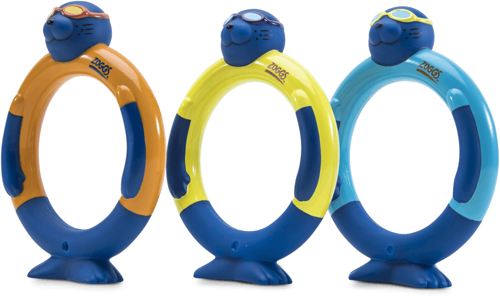 Zoggy Dive Rings (3 pcs) Patterned, Unisex, Equipment, toys & games, Swimming, Patterned, ONESIZE