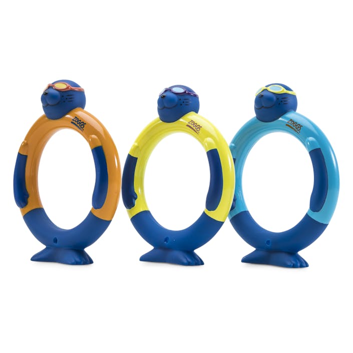 Zoggy Dive Rings (3 pcs) Patterned, Unisex, Equipment, toys & games, Swimming, Patterned, ONESIZE