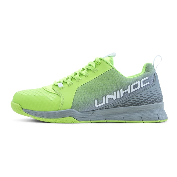U4 PLUS LowCut Green/Grey, Unisex, Shoes, Training shoes, Floorball, Green/Grey, EU 43