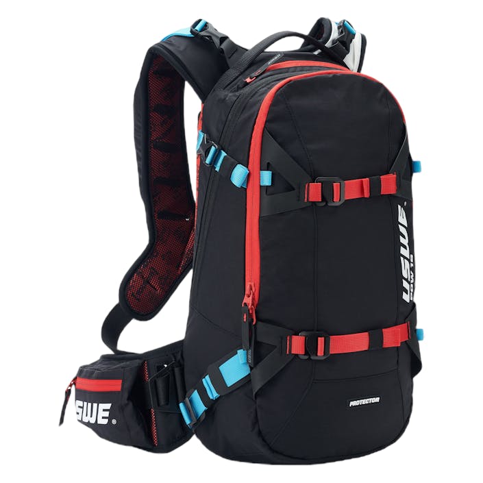 Pow 16 Black/Red, Unisex, Equipment, bags & backpacks, Running, Black/Red, ONESIZE