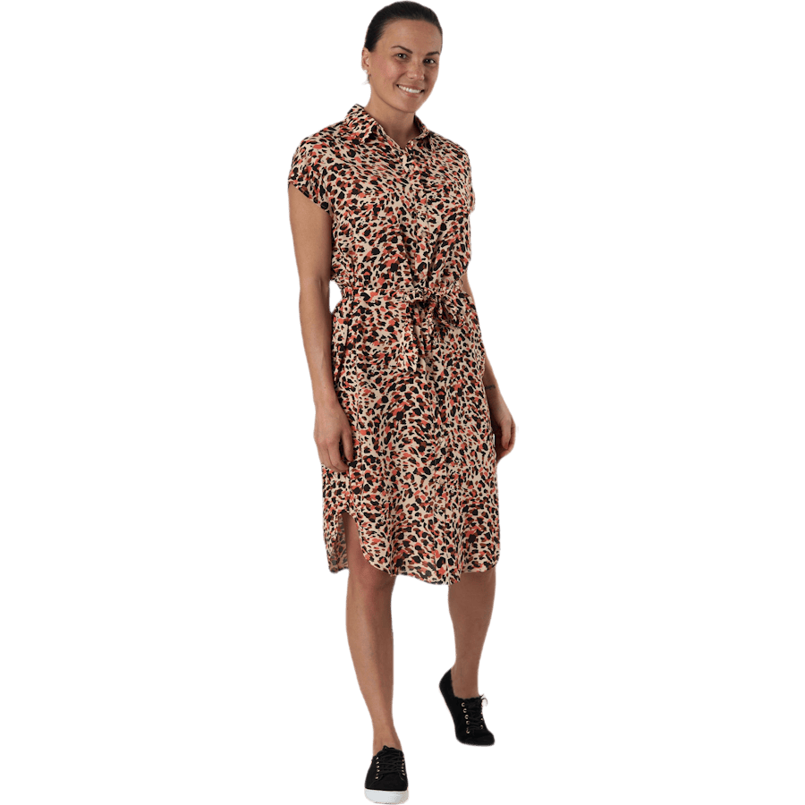 Nya Ss Shirt Dress Orange